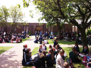 Our Story, the garden at Manchester Monastery