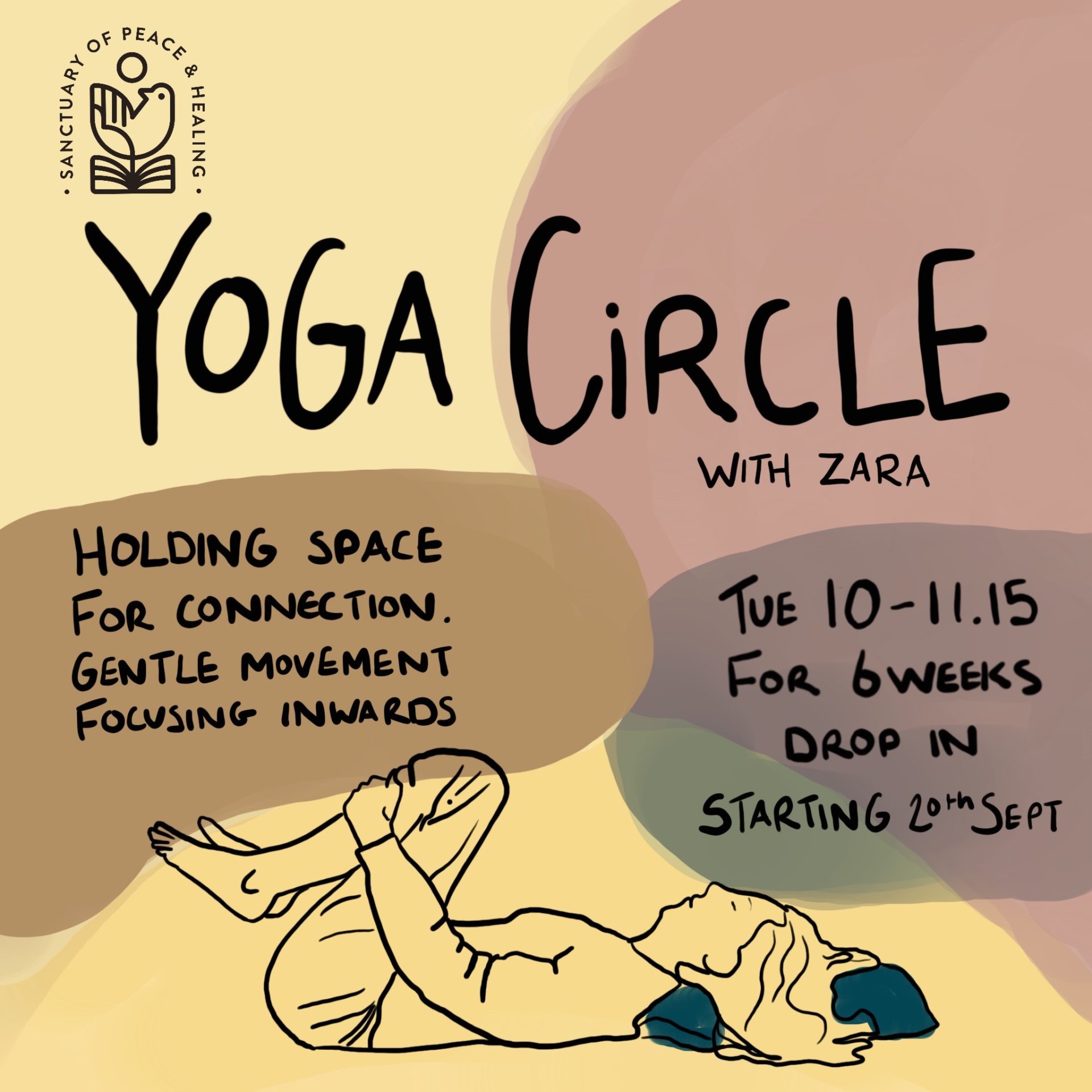 Yoga circle at Manchester Monastery