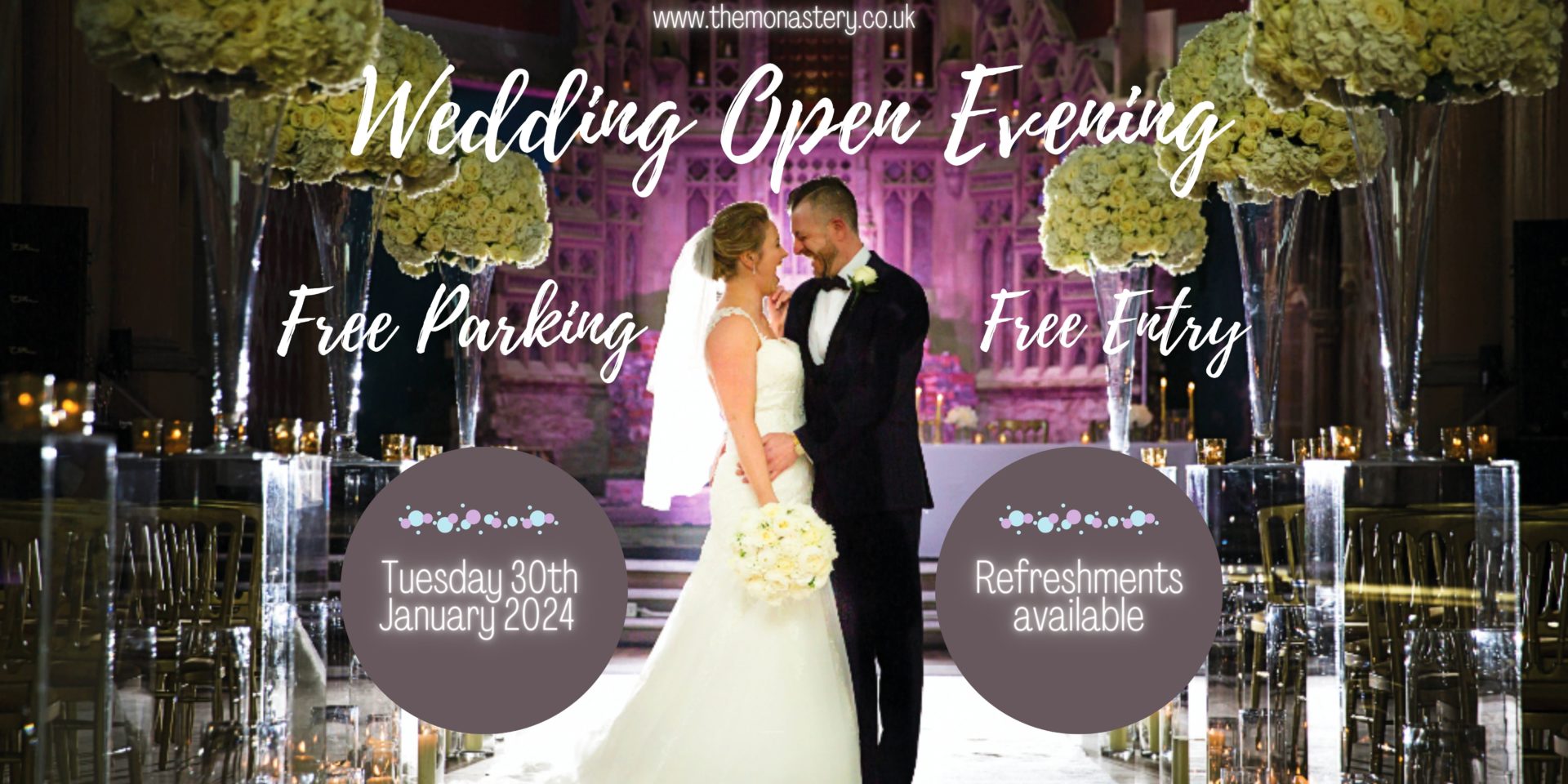wedding open evening manchester
