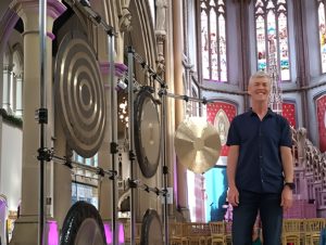 Gong bath at the Monastery Manchester