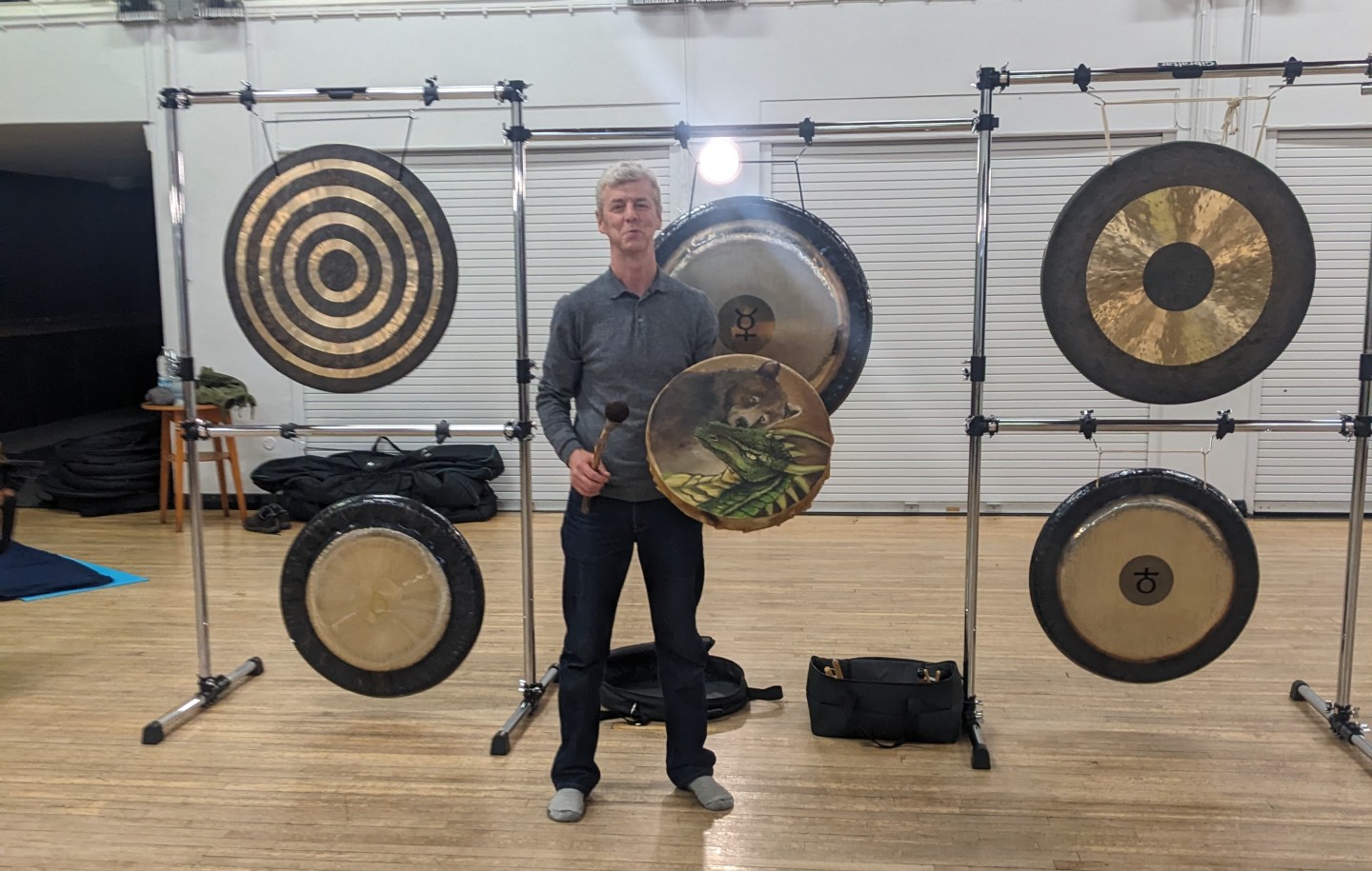 Gong bath at the Monastery Manchester