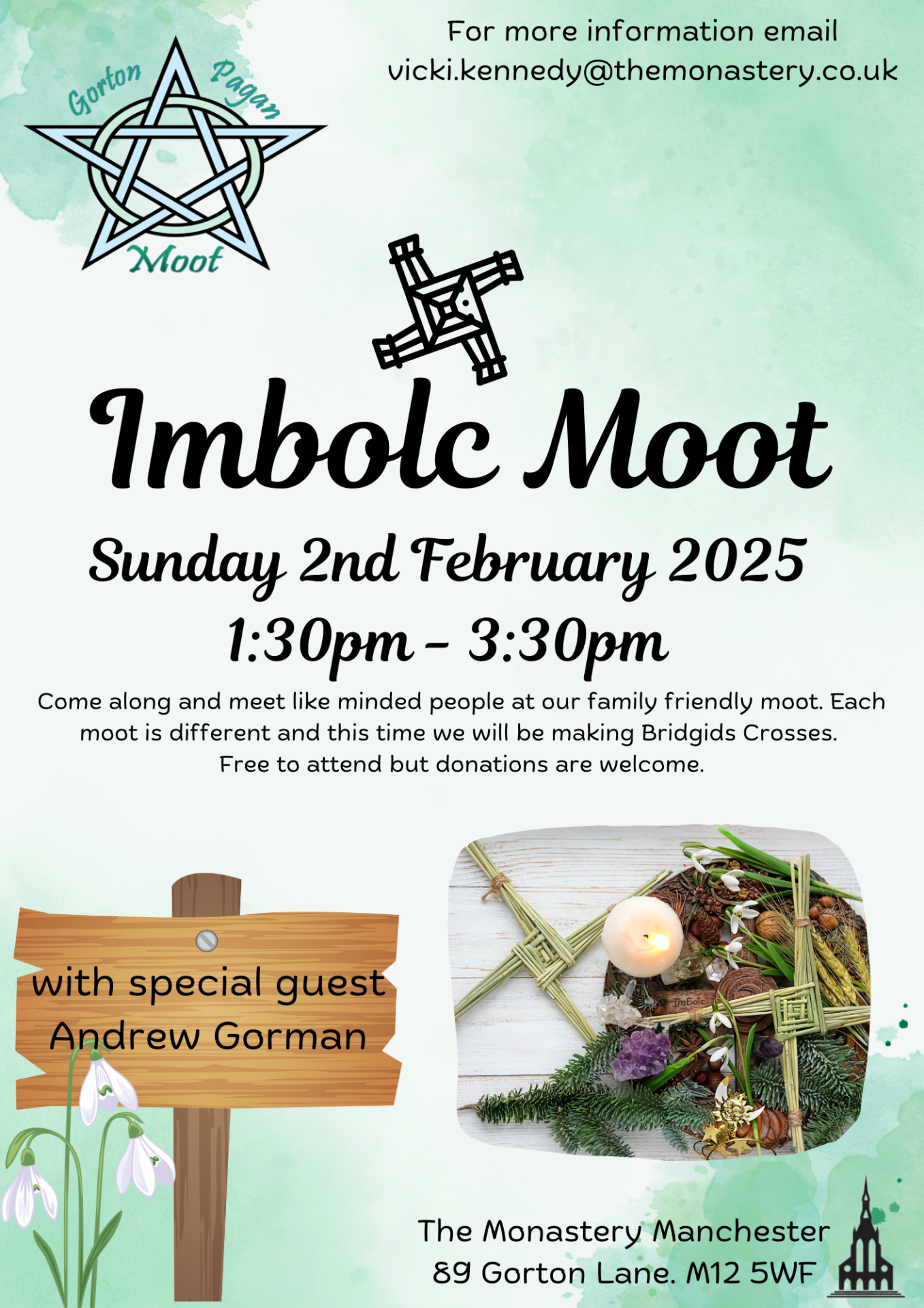 Imbolc 2025 Gorton Pagan Moot The Monastery Manchester
